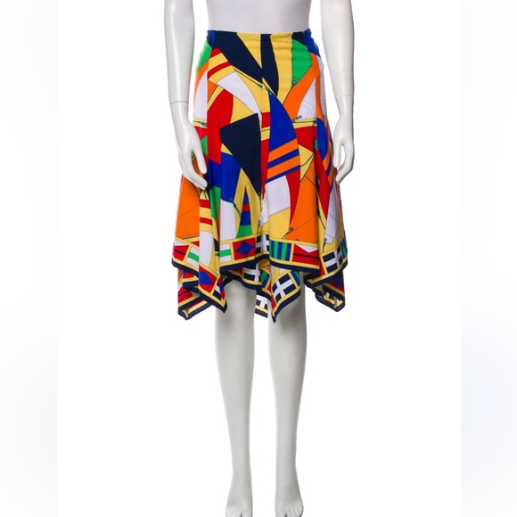 LAUREN RALPH LAUREN Nautical Print Skirt - Picture 11 of 11